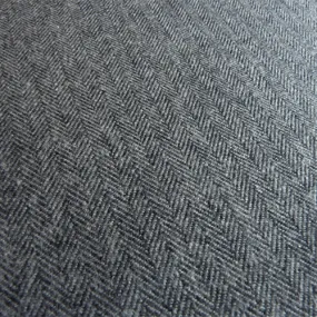 1-7/8 yard Remnant : Robert Kaufman Herringbone Flannel - Jet