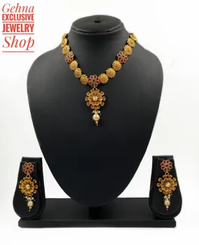 Antique Golden Necklace Set