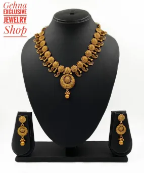 Antique Golden Necklace Set