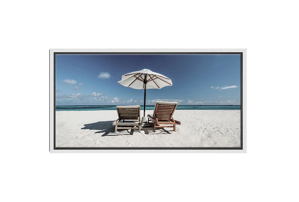 Beach Chairs | Beach Wall Art Print