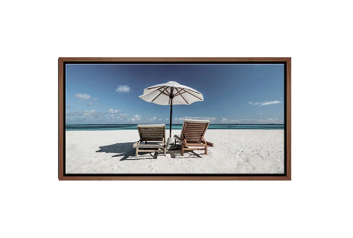 Beach Chairs | Beach Wall Art Print