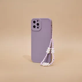 Beaded Phone Strap - Lilac Bears