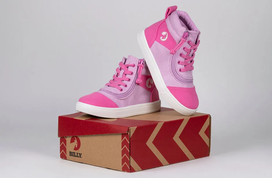 Billy Pink/Pink BILLY Street Short Wrap High Tops