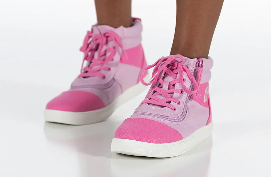 Billy Pink/Pink BILLY Street Short Wrap High Tops