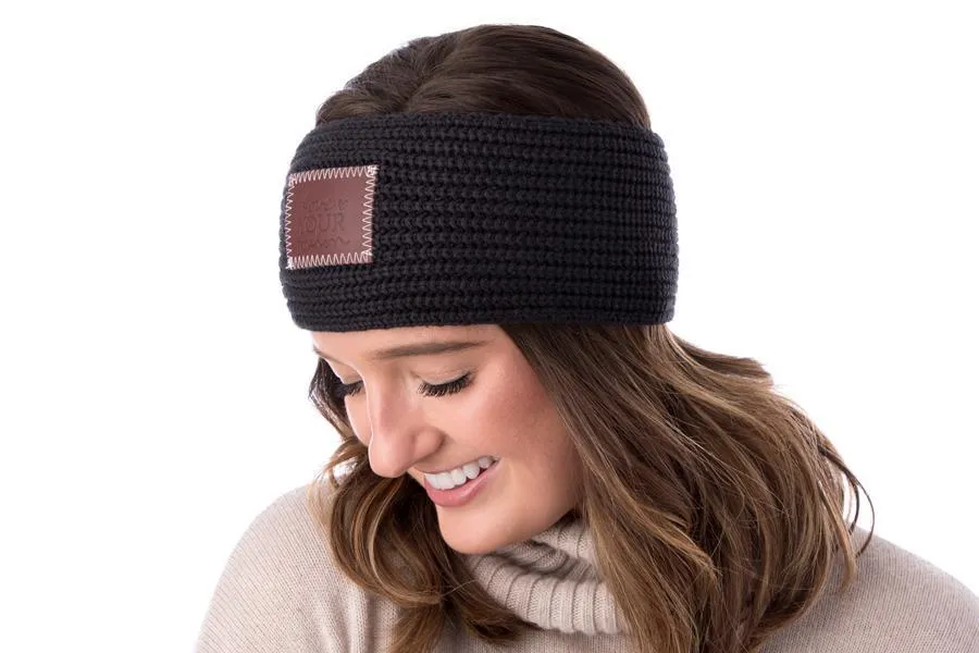 Black Knit Headband