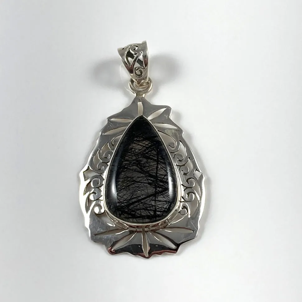 Black Rutile Pendant