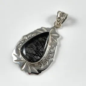 Black Rutile Pendant