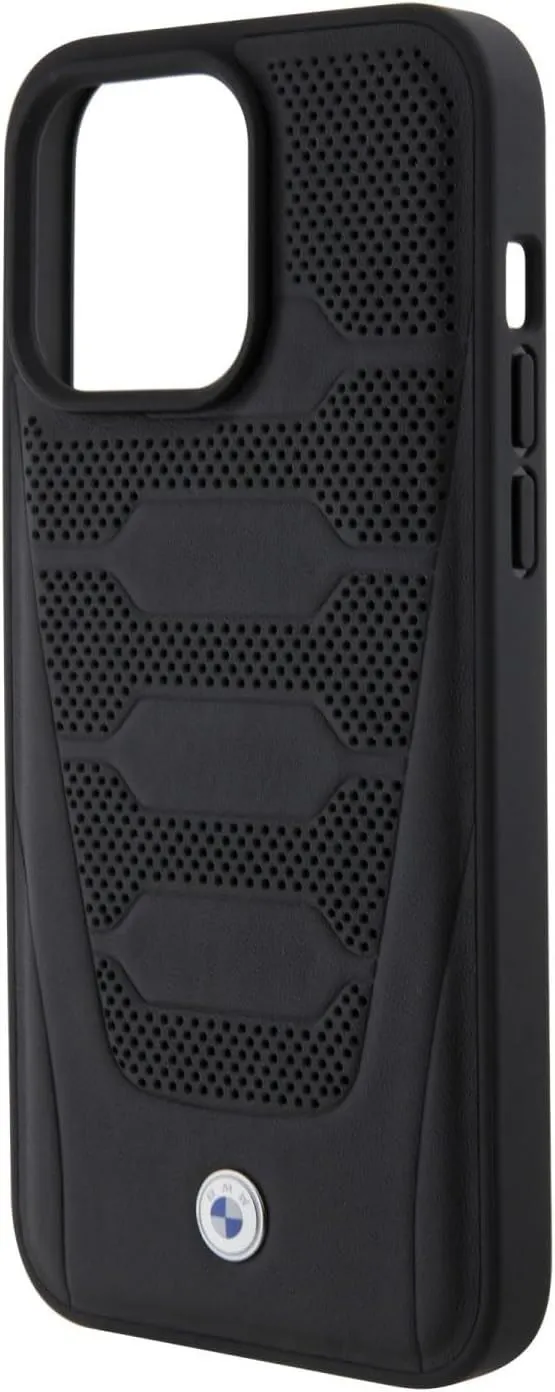 BMW Leather Seats Pattern Case for iphone 15 Pro 6.1" Black - BMHCP15L22RPSK