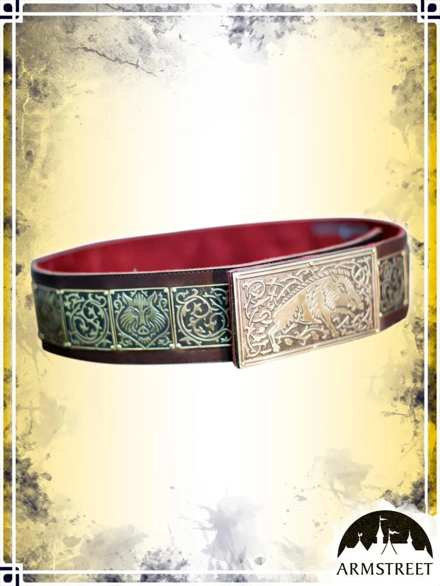 Boar Belt with Secrets Pockets