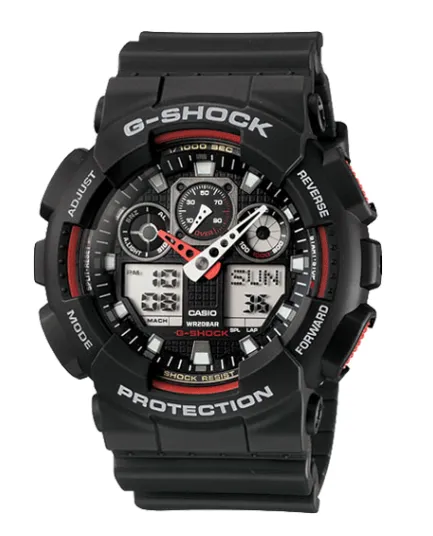 Casio G-Shock GA100-1A4 Black Men's Watch