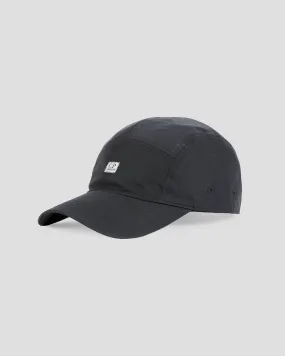 Chrome-r Panelled Logo Cap Black