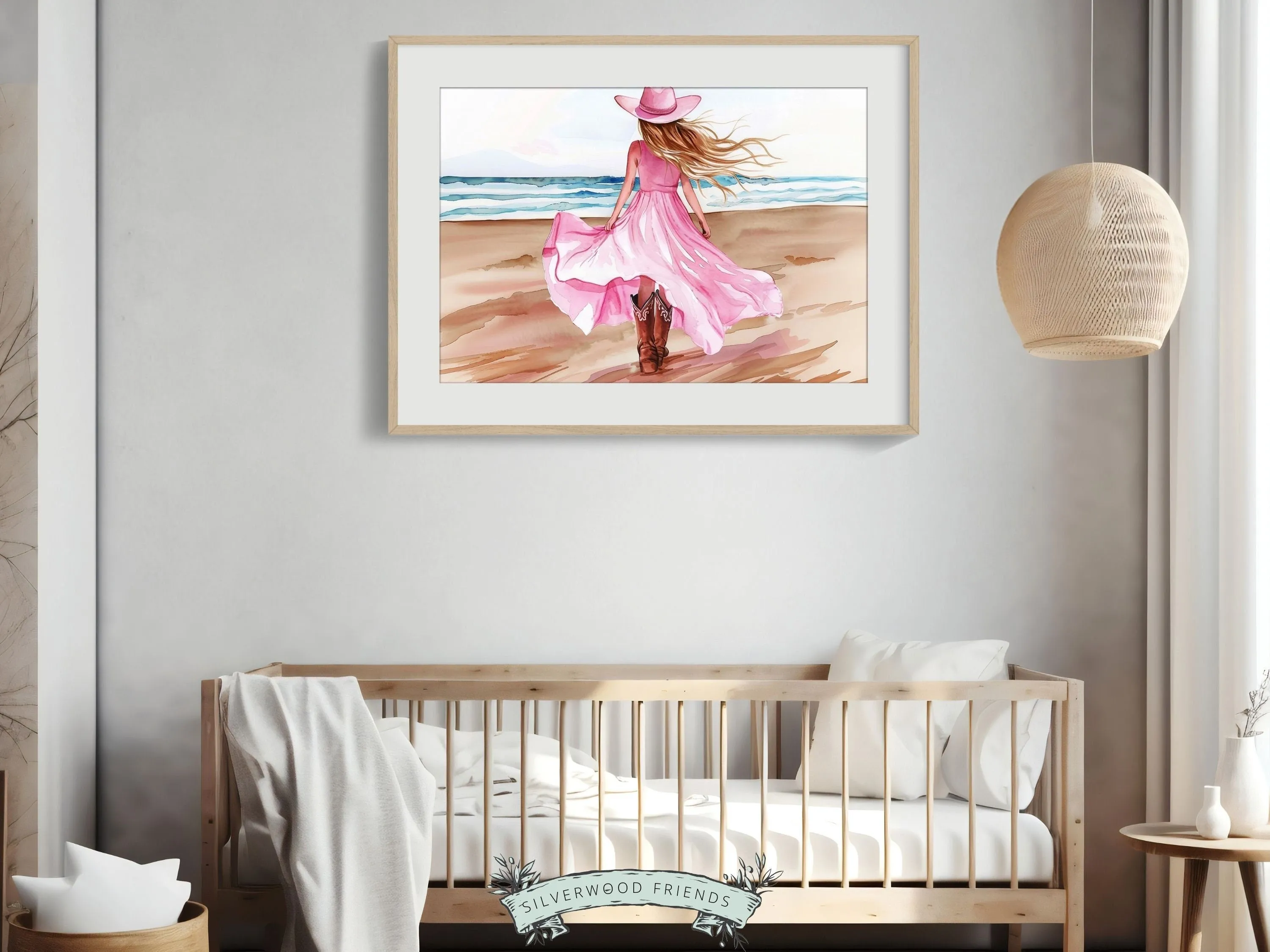 Coastal Cowgirl Beach Print - 001