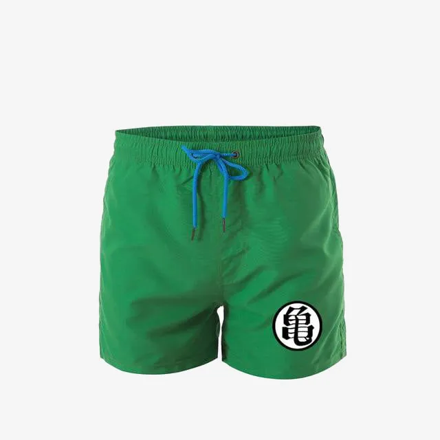 Comprehend Printed Beach Shorts Men Swimming