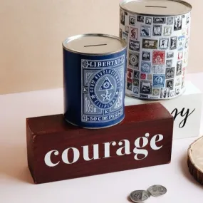 Courage Word Block