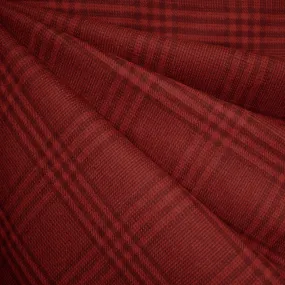 Cozy Cotton Flannel Tonal Plaid Cranberry SY