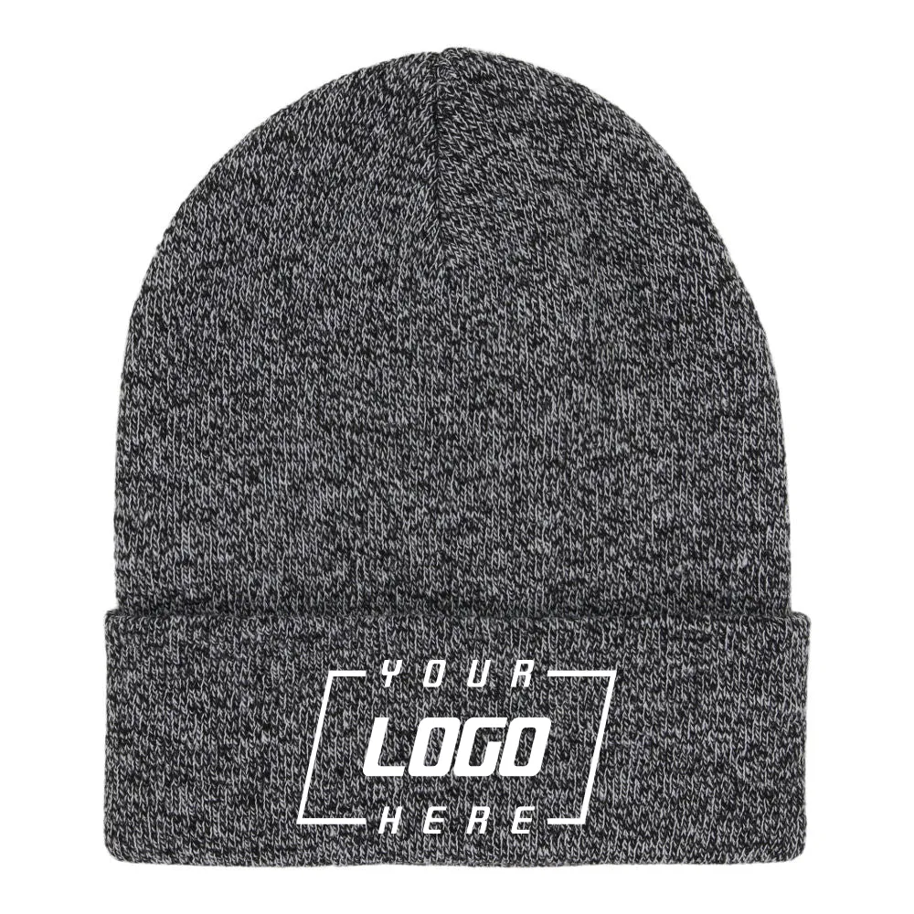 Crowns By Lids Turnover Cuff Knit - Heather Grey