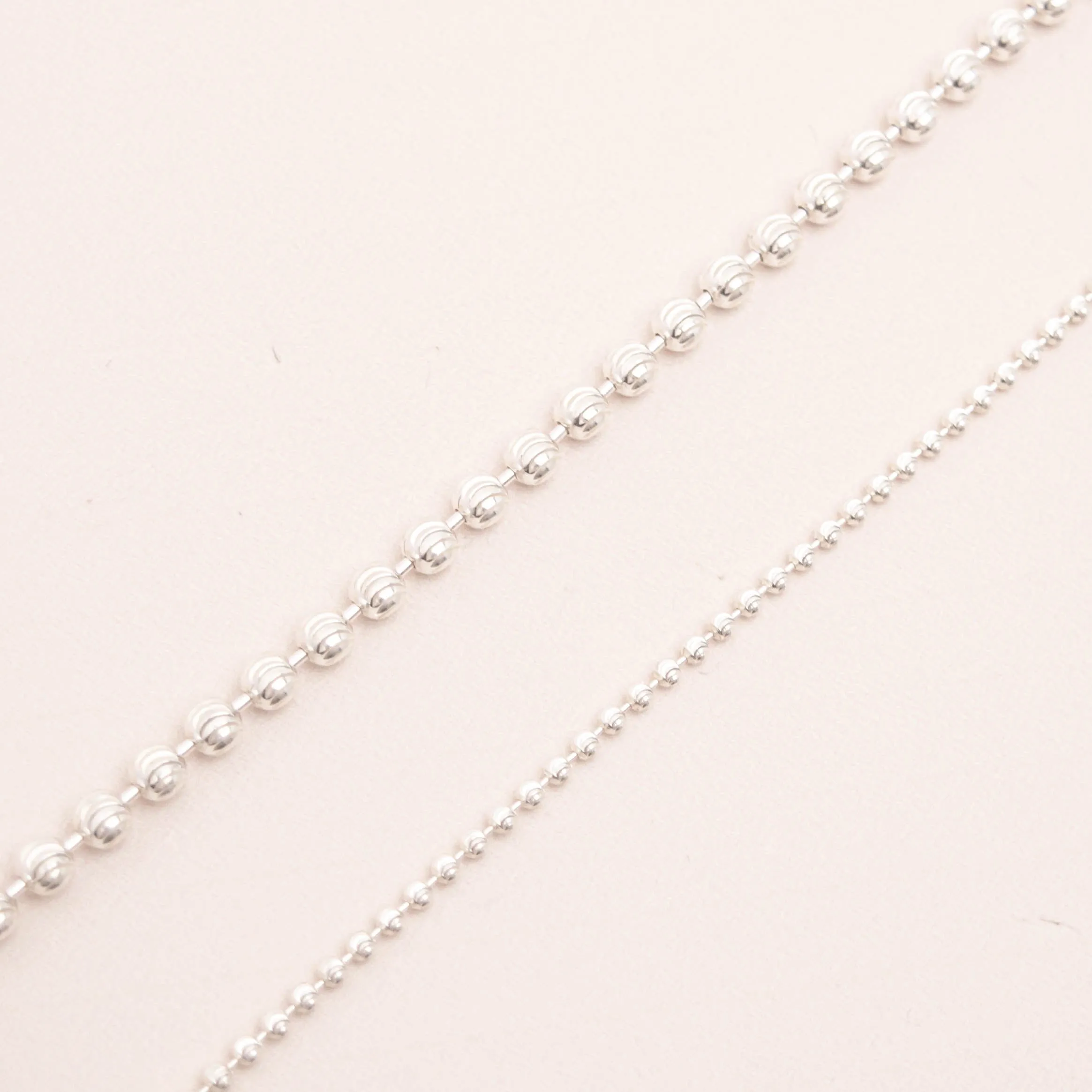 Diamond Cut Beads Anklet