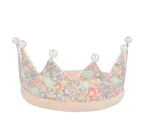 Floral and Pearl Party Crown