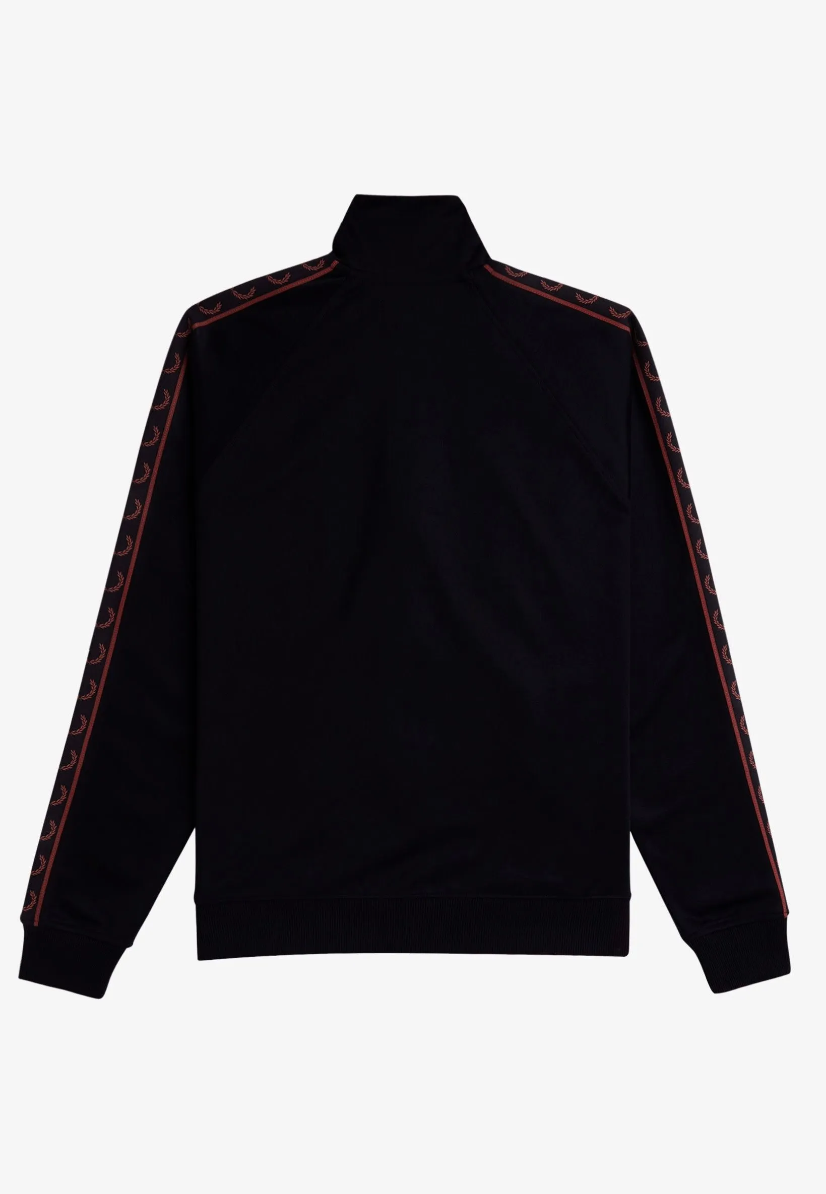 Fred Perry - Contrast Tape Track Black/Whisky Brown - Track Jacket