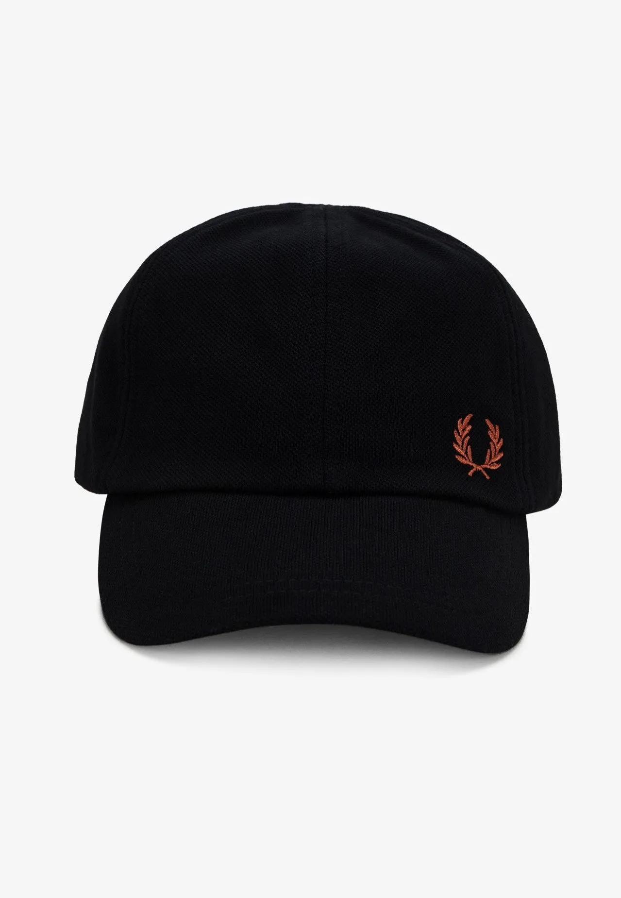 Fred Perry - Pique Classic Black/Whisky Brown - Cap