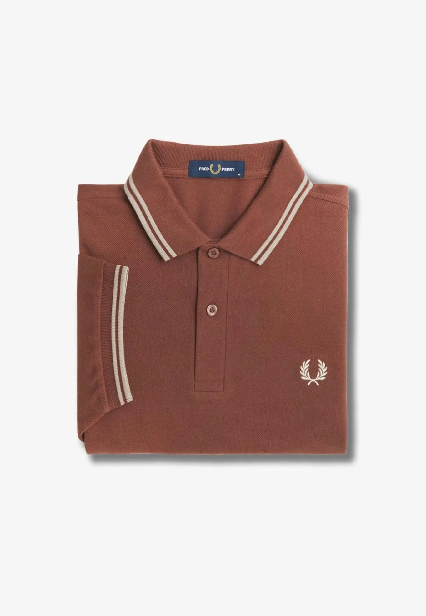 Fred Perry - Twin Tipped Whisky Brown/Porridge Marl/Porridge Marl - Polo