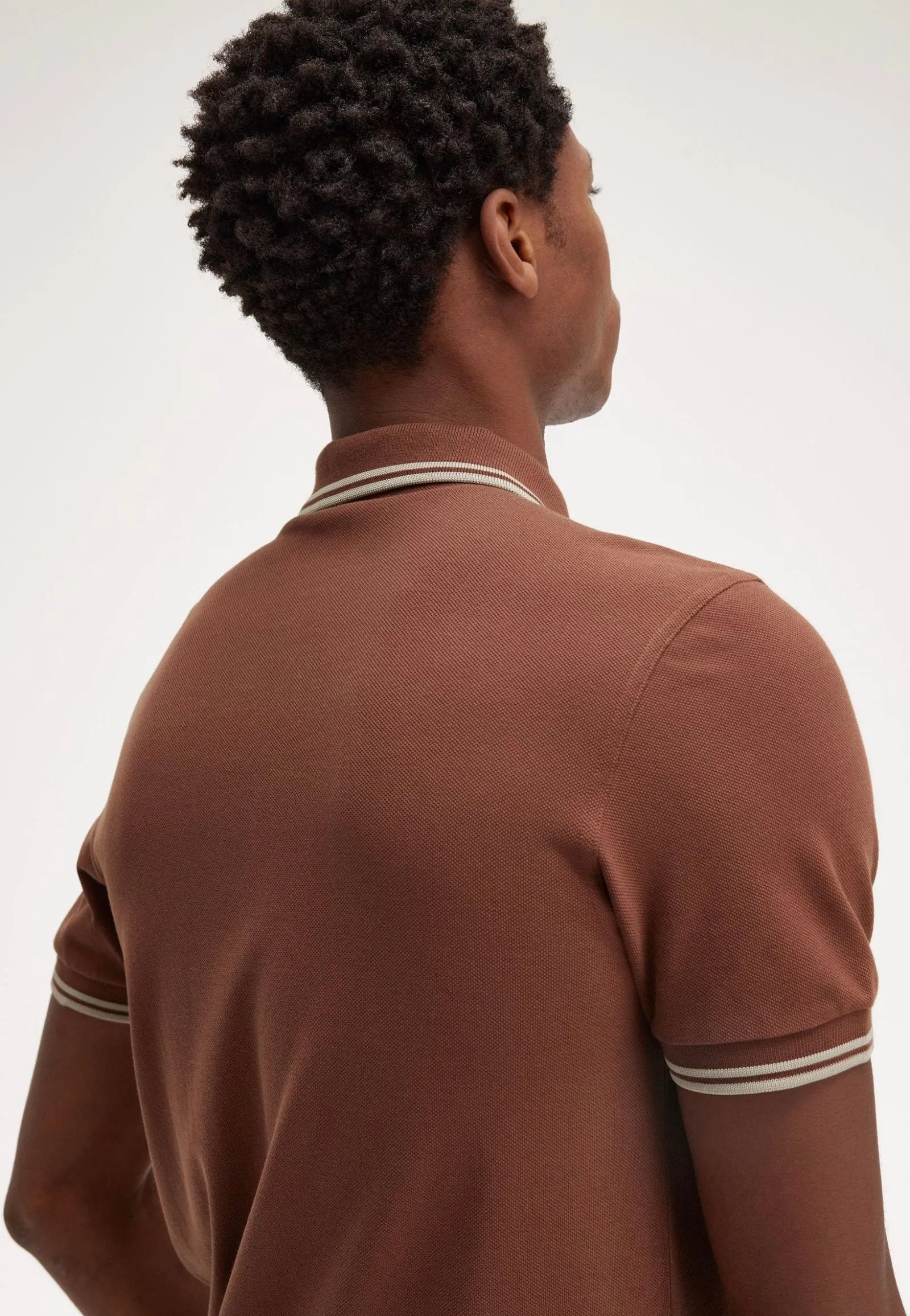 Fred Perry - Twin Tipped Whisky Brown/Porridge Marl/Porridge Marl - Polo