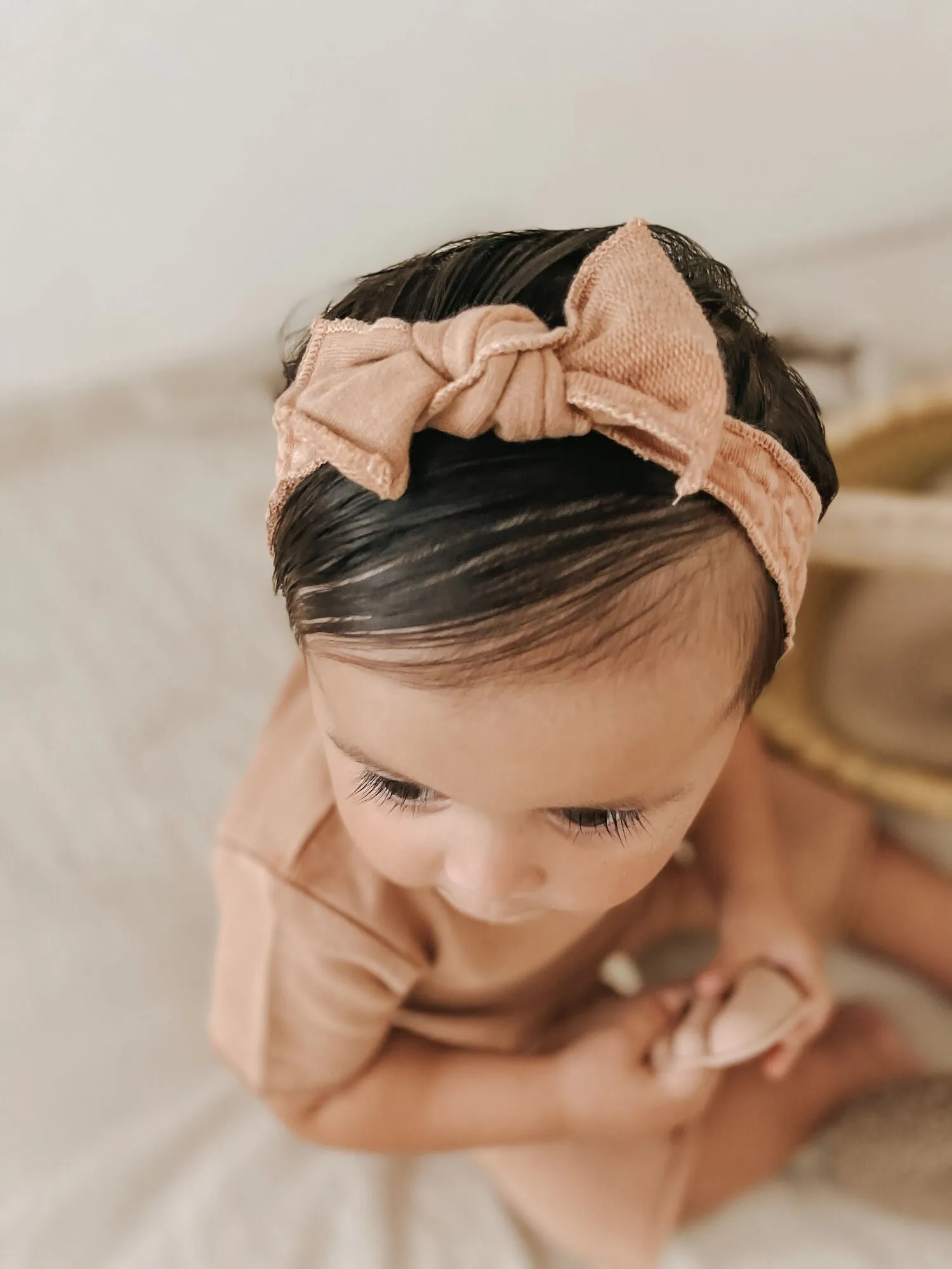 French Terry Smocked Headband