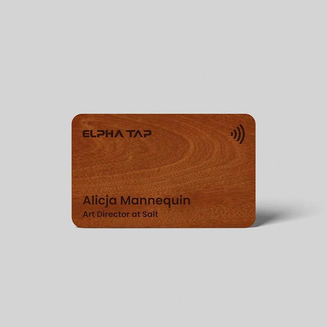 Go Green Sapele, Digital Business Card