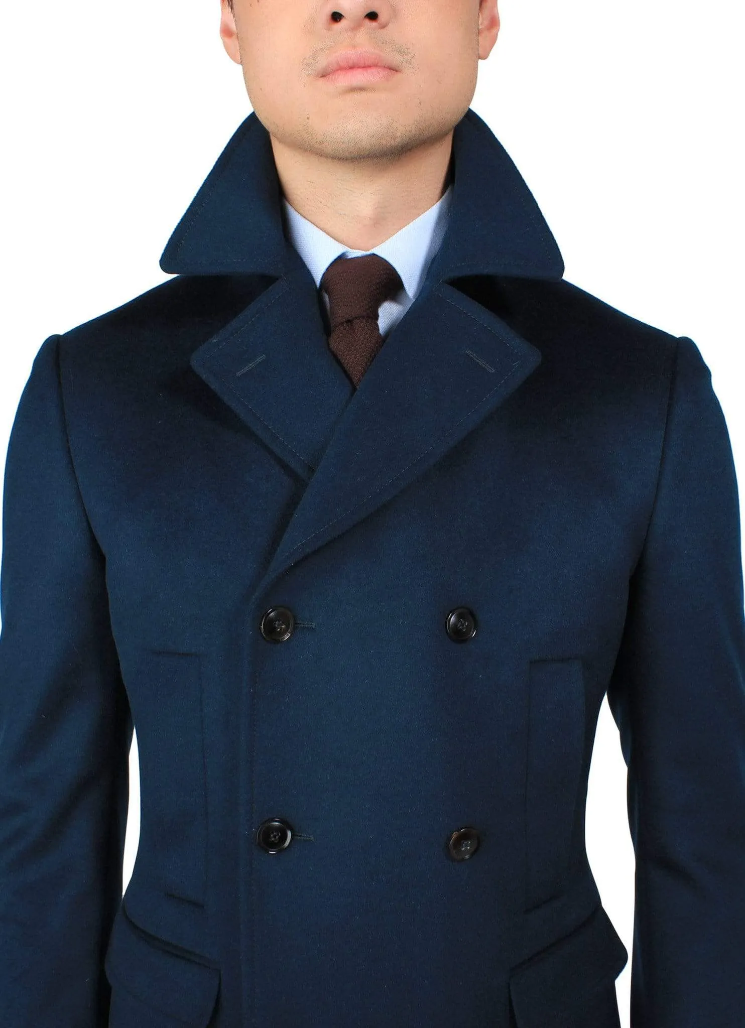 Green Cashmere Peacoat