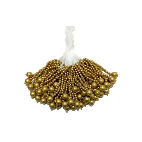 Handmade Gold Beaded Thread Craft, Jewelry Fringe Tassel - Design 854