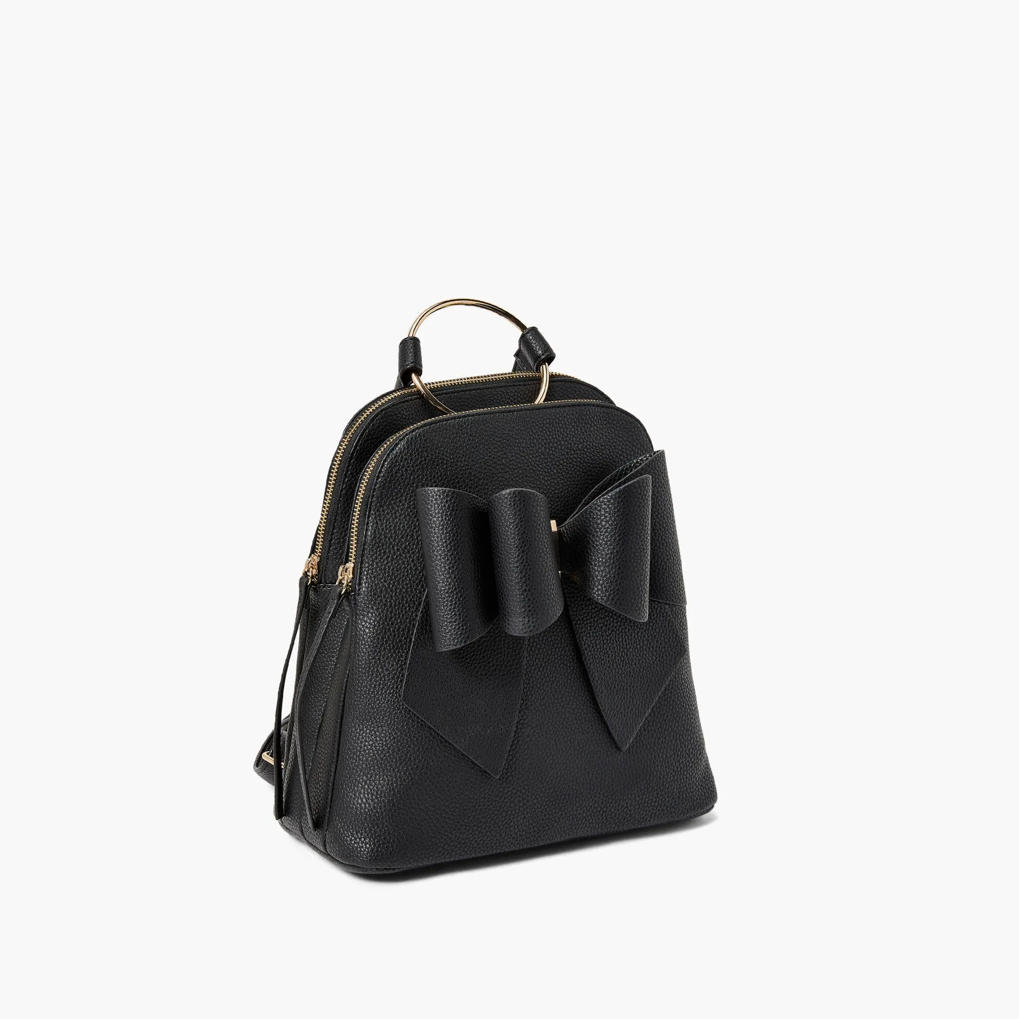 Instant Shipping! Jasmine Bowtie Backpack: Black