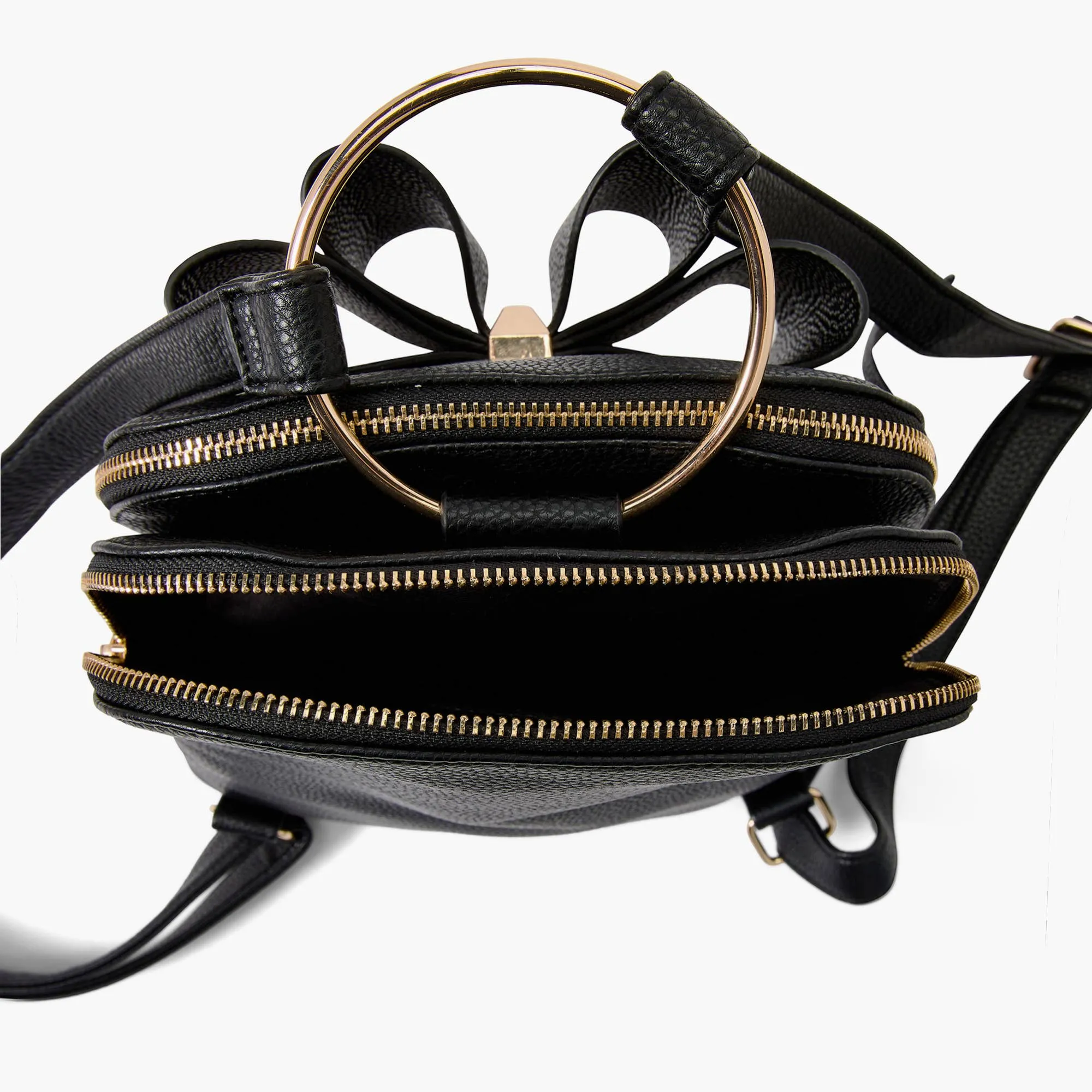 Instant Shipping! Jasmine Bowtie Backpack: Black