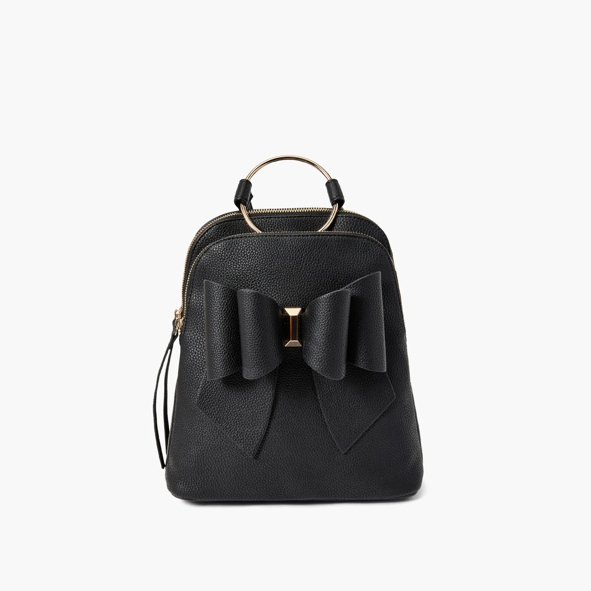 Instant Shipping! Jasmine Bowtie Backpack: Black