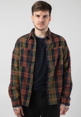 Iriedaily - Chillax Lumber Navy Brown - Shirt