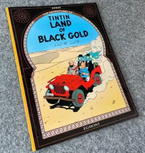 Land of Black Gold Tintin Book Egmont UK Paperback Edition