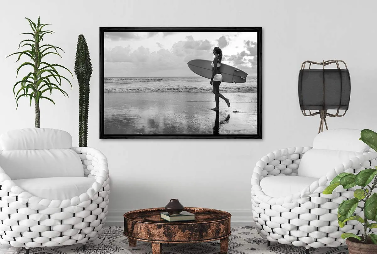 Lone Surfer 2 | Canvas Wall Art Print