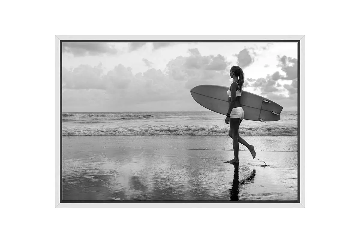 Lone Surfer 2 | Canvas Wall Art Print