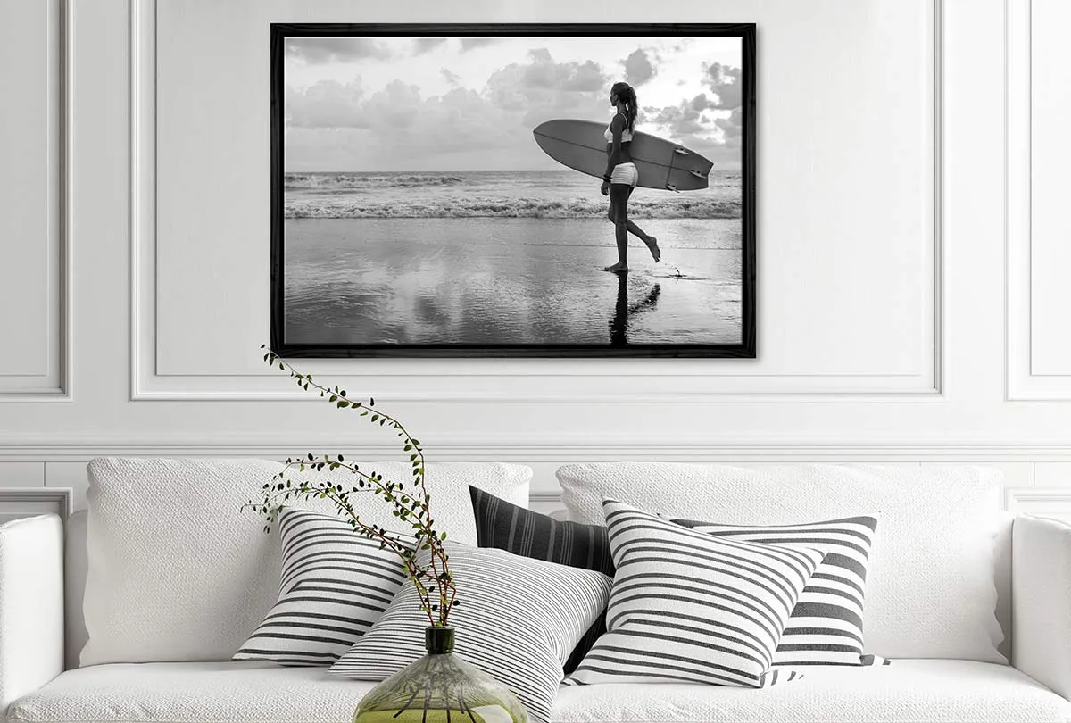 Lone Surfer 2 | Canvas Wall Art Print