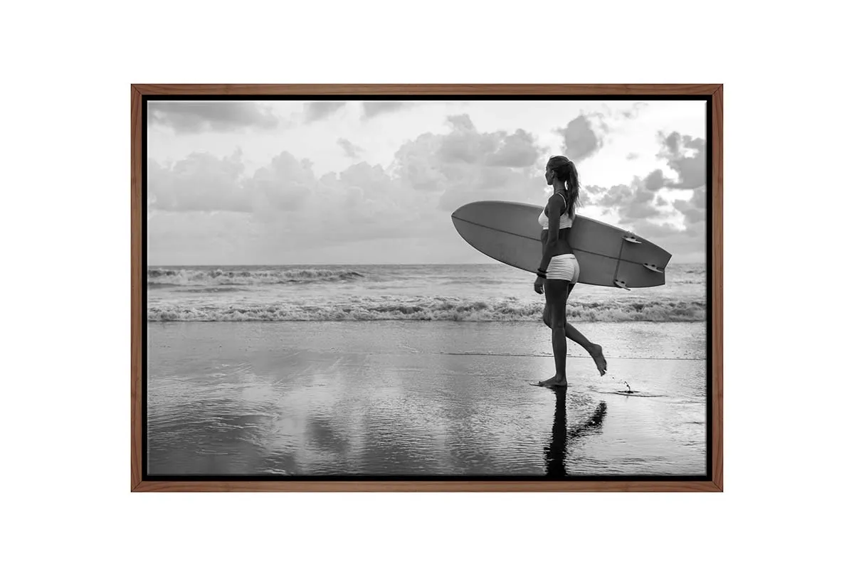 Lone Surfer 2 | Canvas Wall Art Print