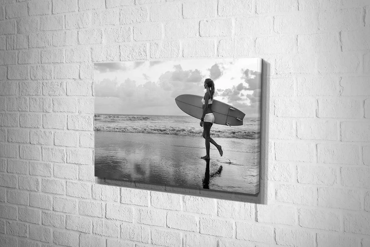 Lone Surfer 2 | Canvas Wall Art Print