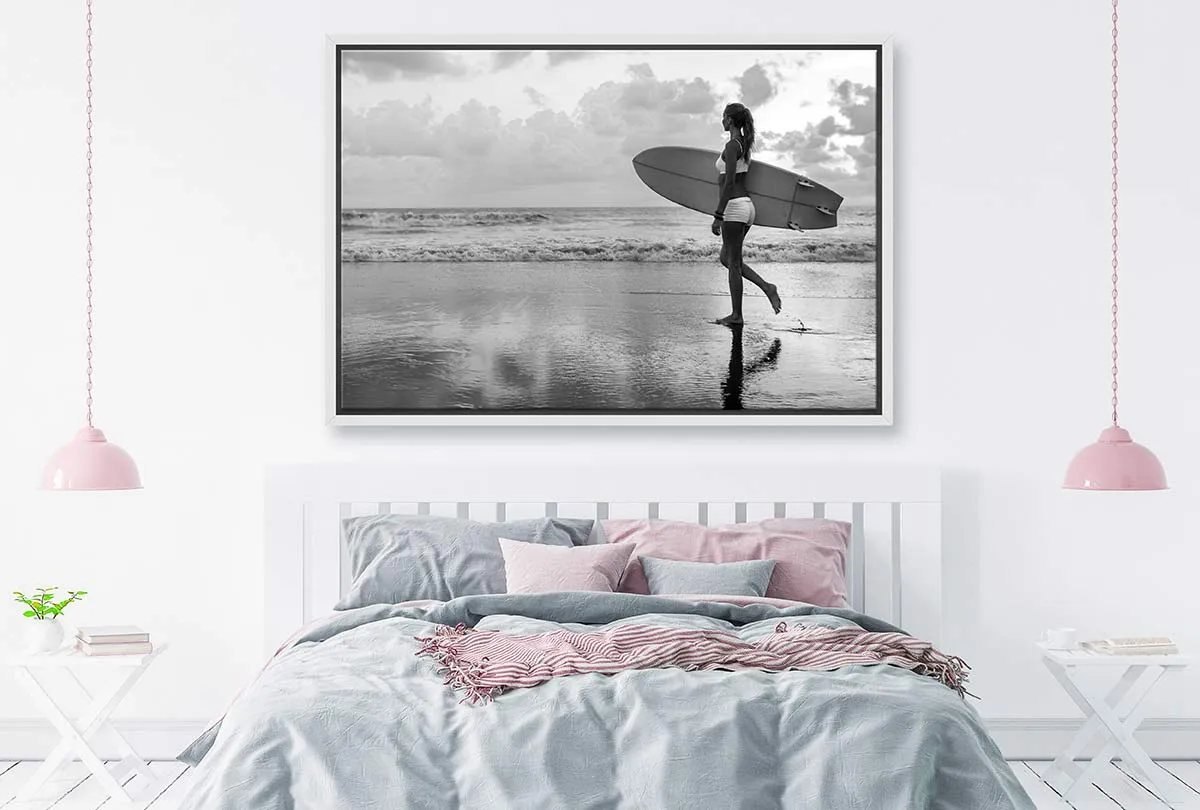 Lone Surfer 2 | Canvas Wall Art Print