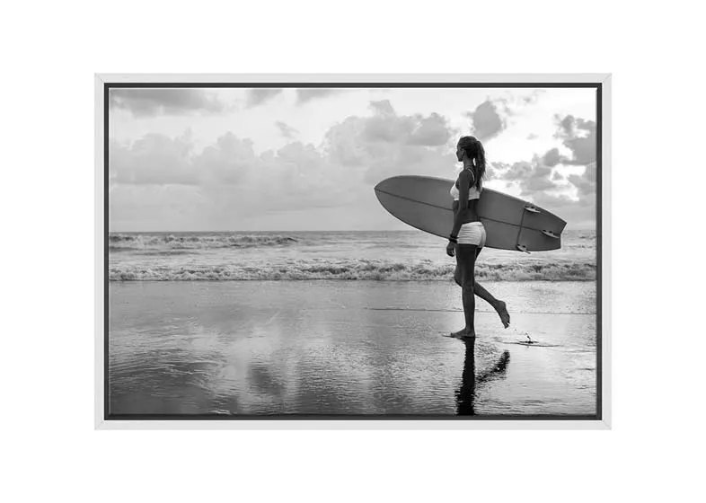 Lone Surfer 2 | Canvas Wall Art Print