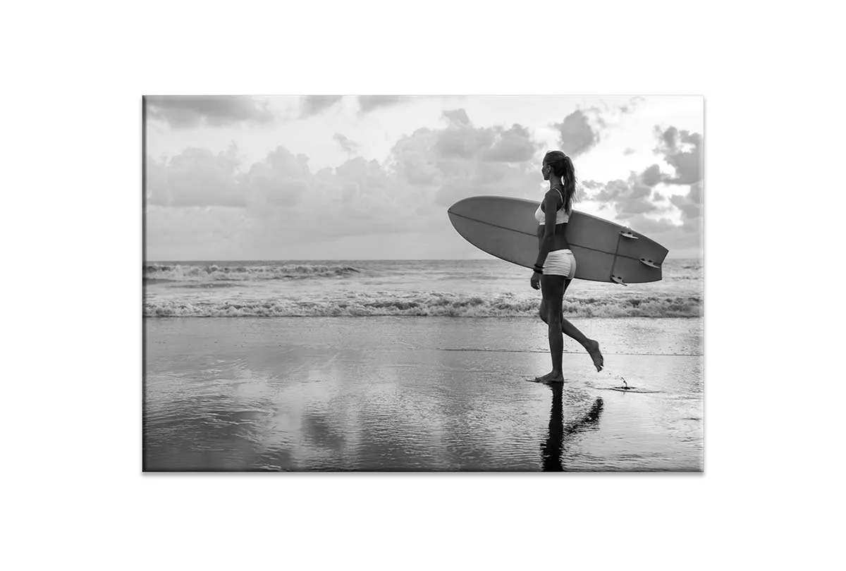 Lone Surfer 2 | Canvas Wall Art Print