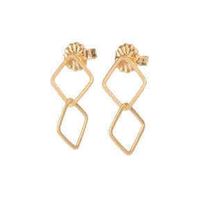 <!--ER816-->double square stud drops