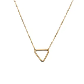 <!--NK882-->mini triangle necklace