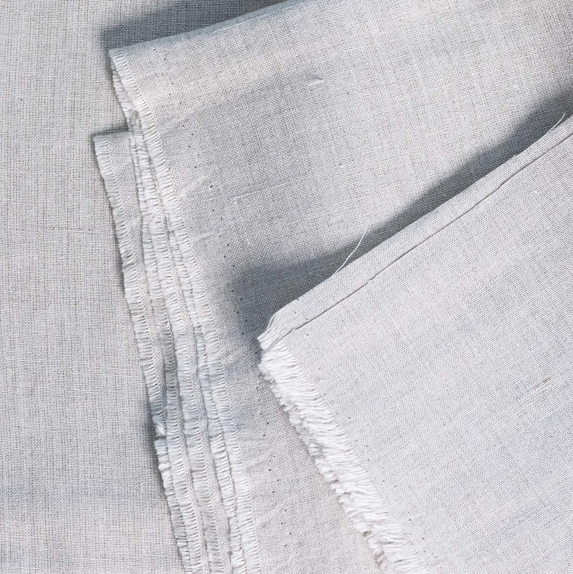 MAPLE 58" Wide 5.25oz 100% Organic Linen Fabric By The Yard (100% Biodegradable)