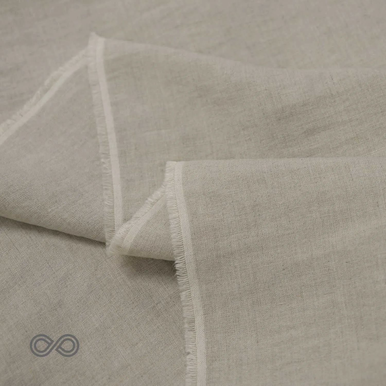 MAPLE 58" Wide 5.25oz 100% Organic Linen Fabric By The Yard (100% Biodegradable)