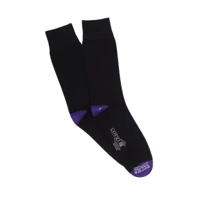 Men's Contrast Heel & Toe Cotton Socks