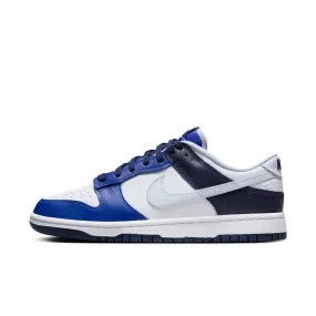 Men's Nike Dunk Low-WHITE/FOOTBALL GREY-GAME ROYAL