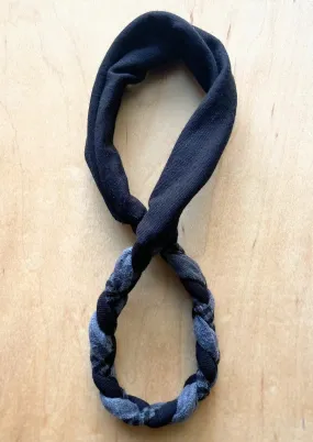 Midnight Braided Headband